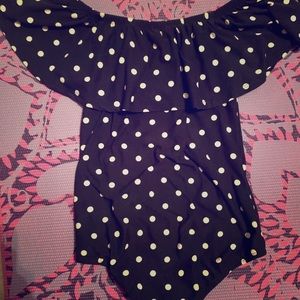 Polka dot bodysuit